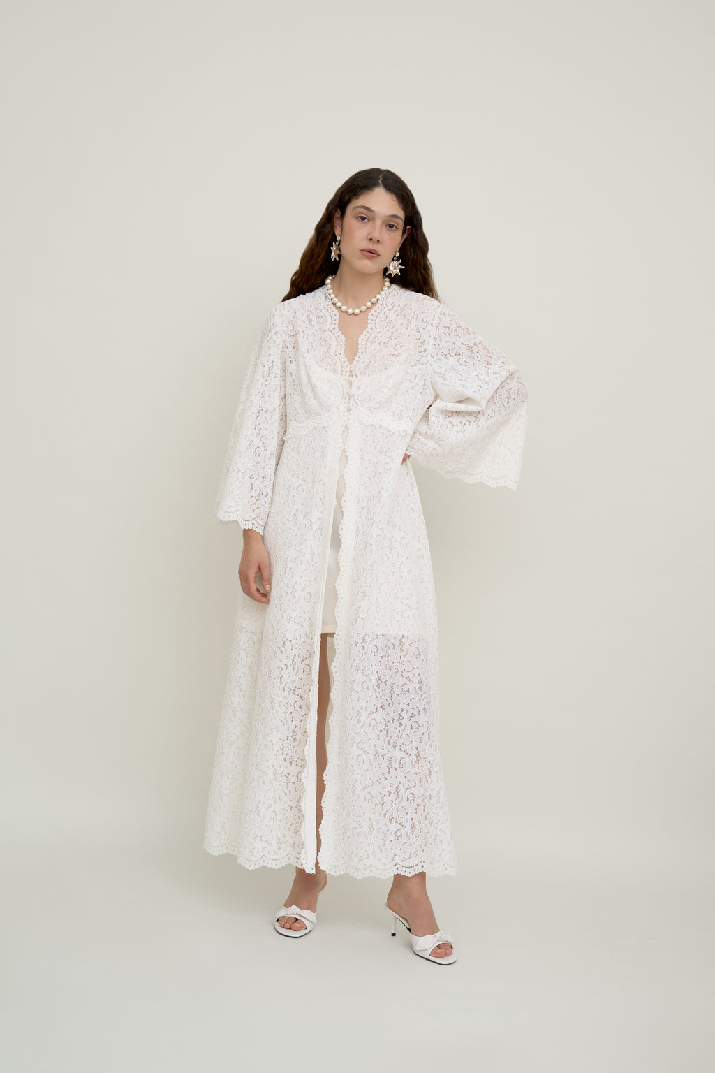 Rare 1970s Lace Ceremony Robe