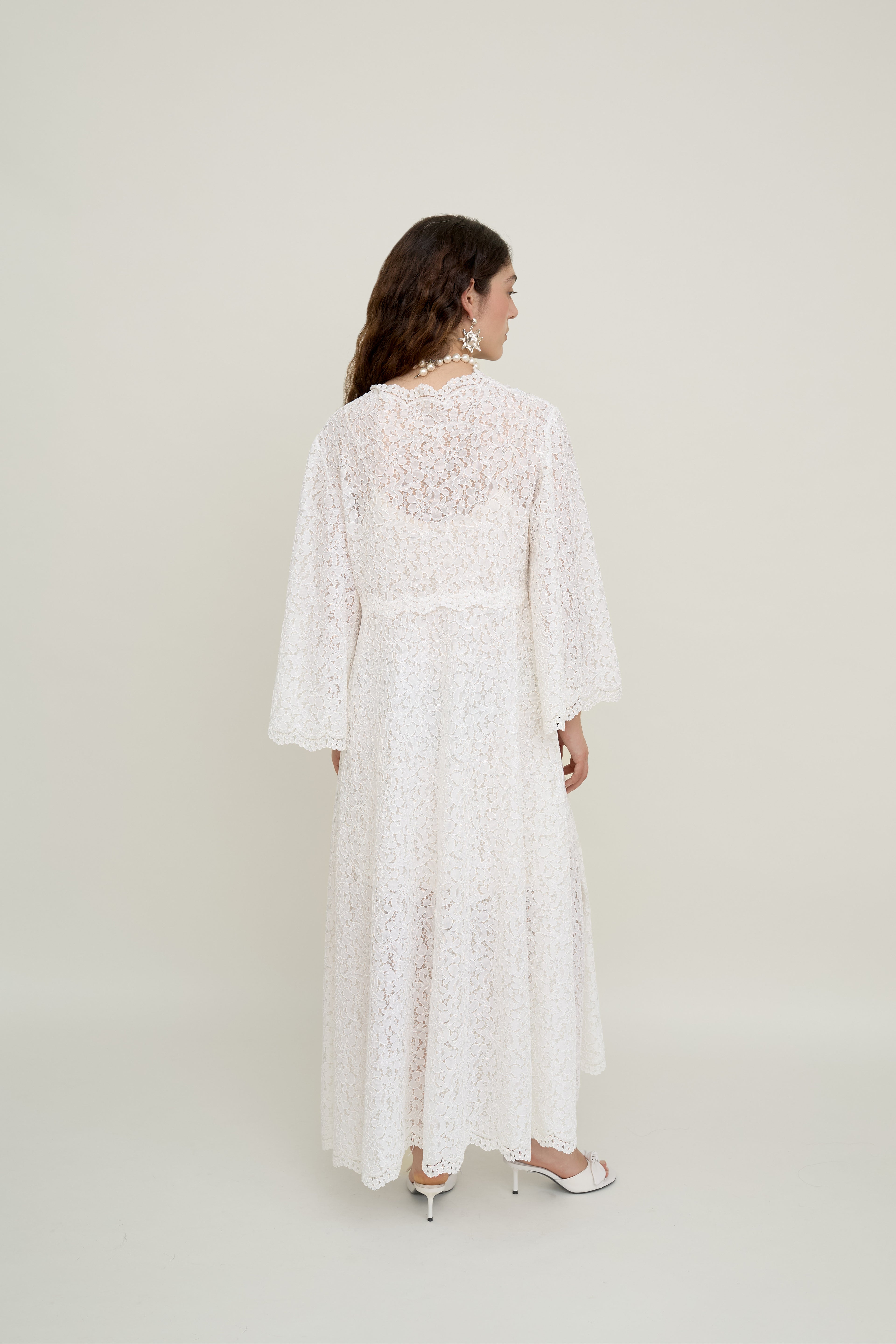 Rare 1970s Lace Ceremony Robe