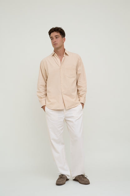 Cream corduroy shirt