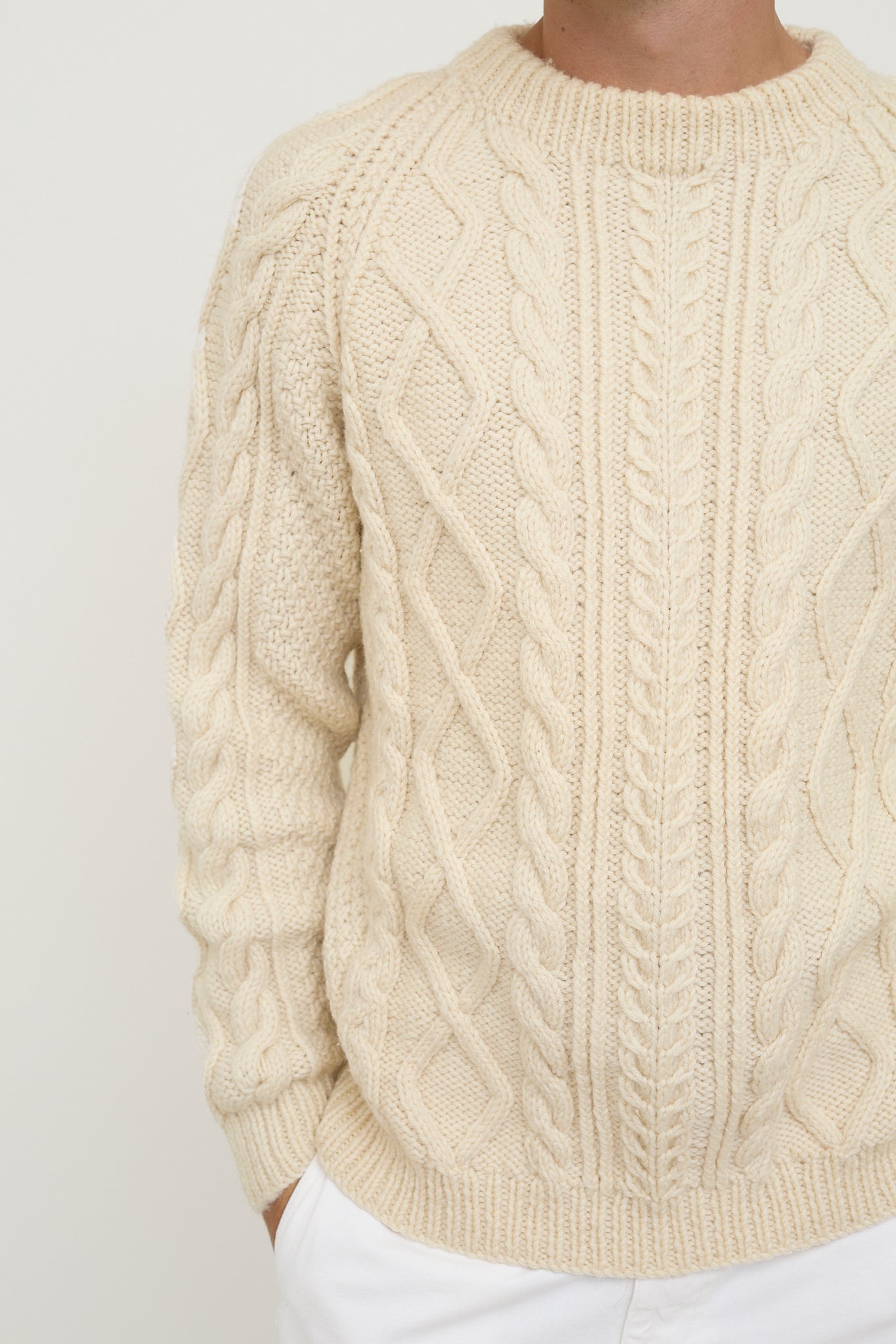 Chunky wool jumper