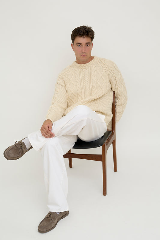 Chunky wool jumper