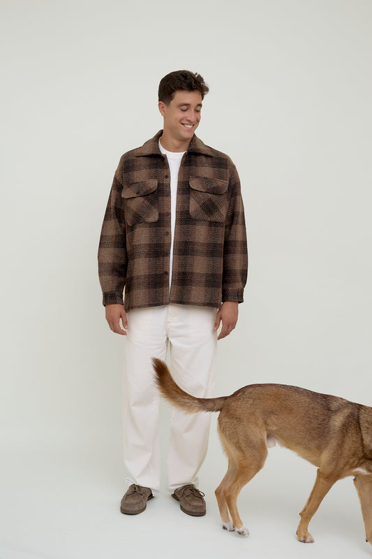 Vintage winter overshirt