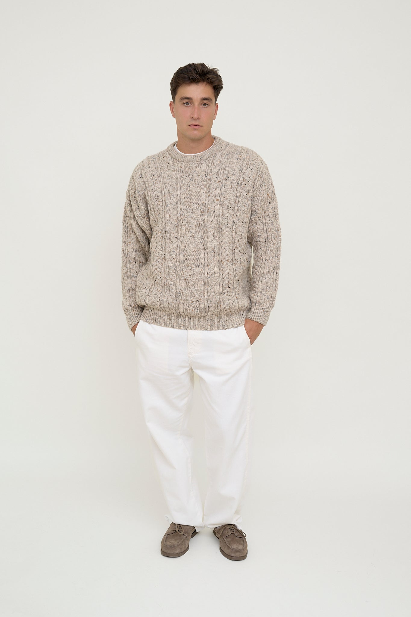 Oversized wool jumper
