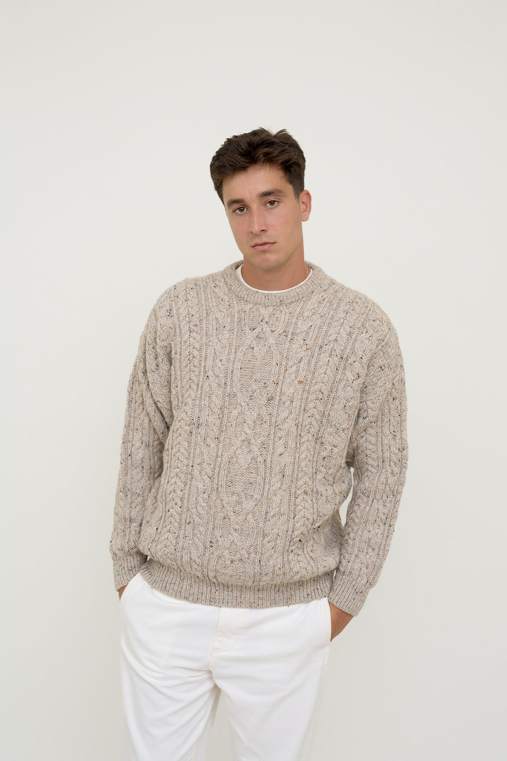 Oversized wool jumper