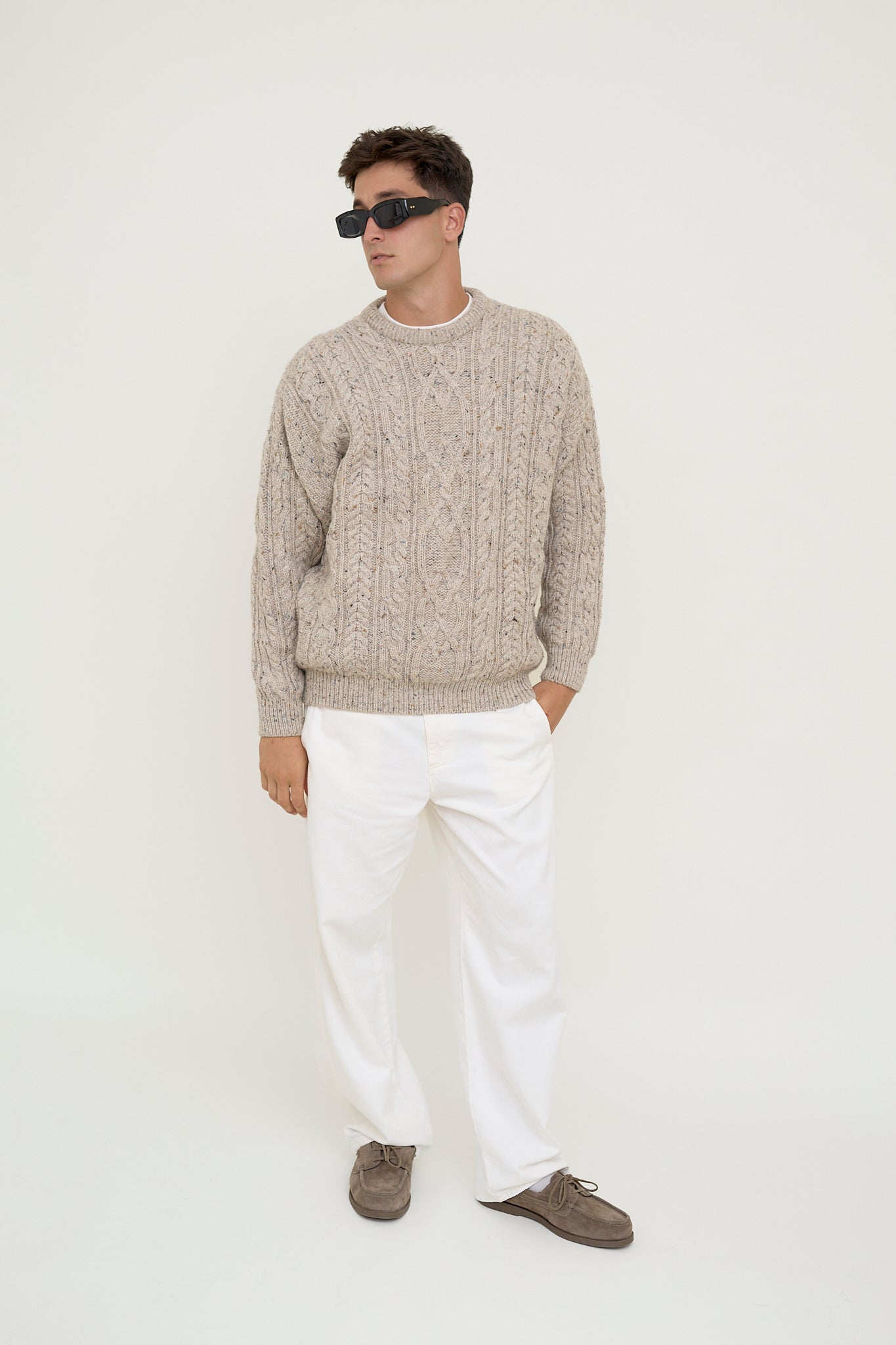 Oversized wool jumper
