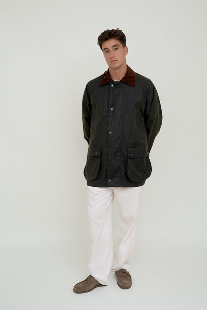 Waxed rainjacket