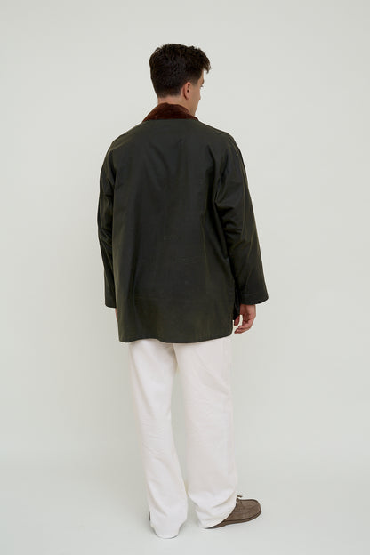 Waxed rainjacket