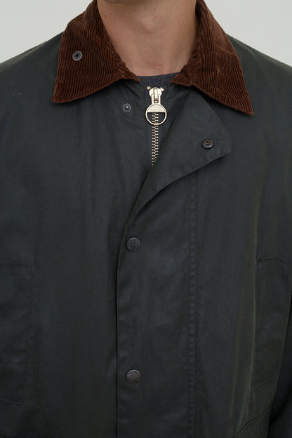 Waxed rainjacket