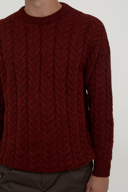 Burgundy jumper