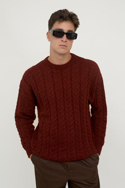 Burgundy jumper
