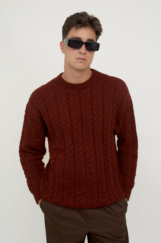 Burgundy jumper