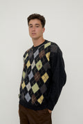 Burlington wool argyle jumper