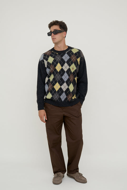 Argyle vintage jumper