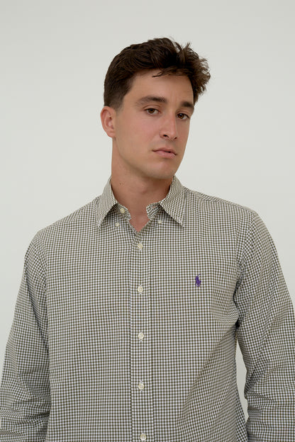 Unisex Ralph Lauren checkered shirt