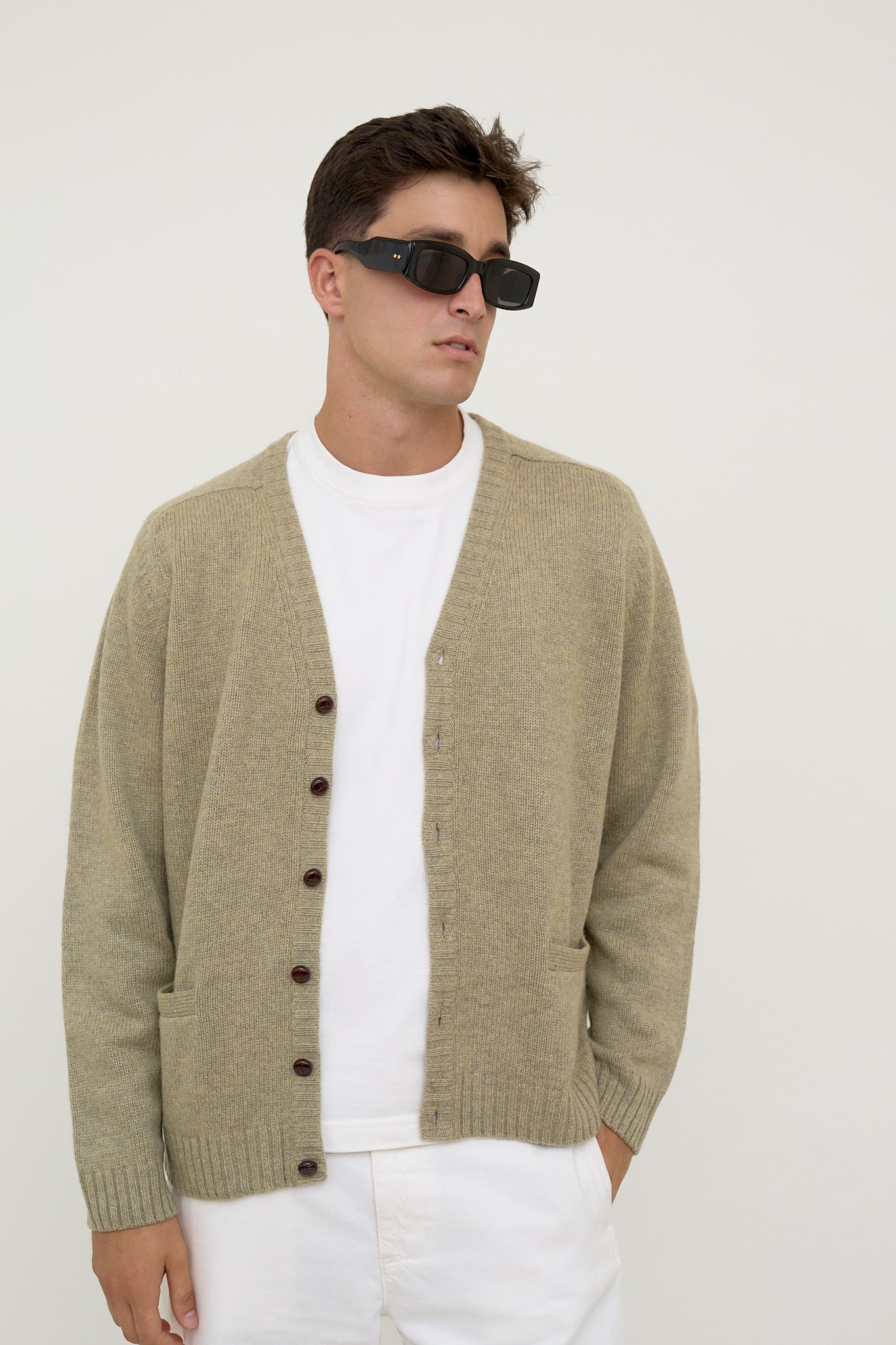 Wool cardigan