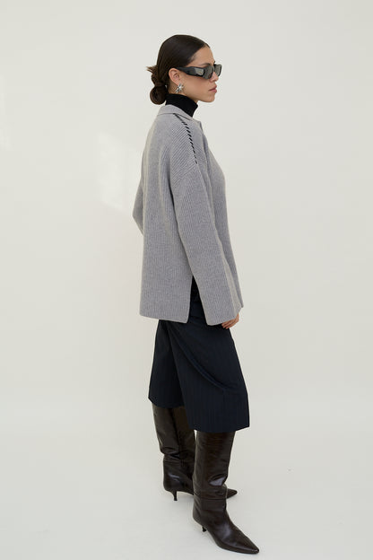 dariadéh grey wool jumper