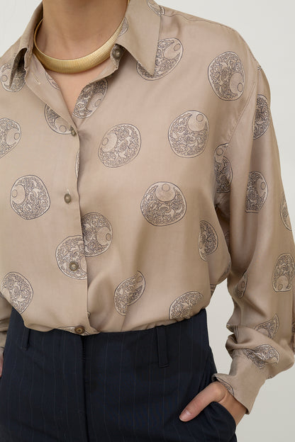 Vintage Laurèl silk blouse