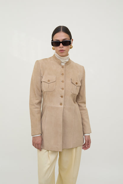 Ultra soft suede jacket