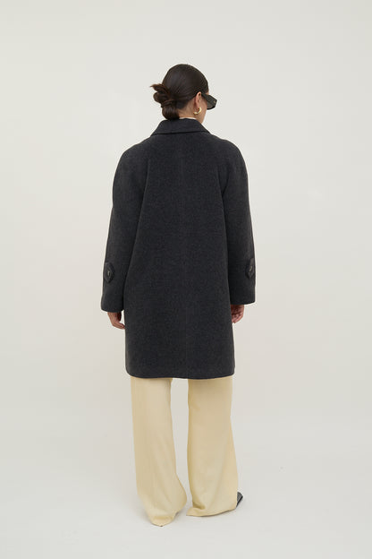 Short vintage wool coat