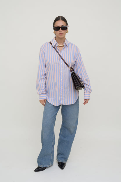 Vintage bordeaux leather bag