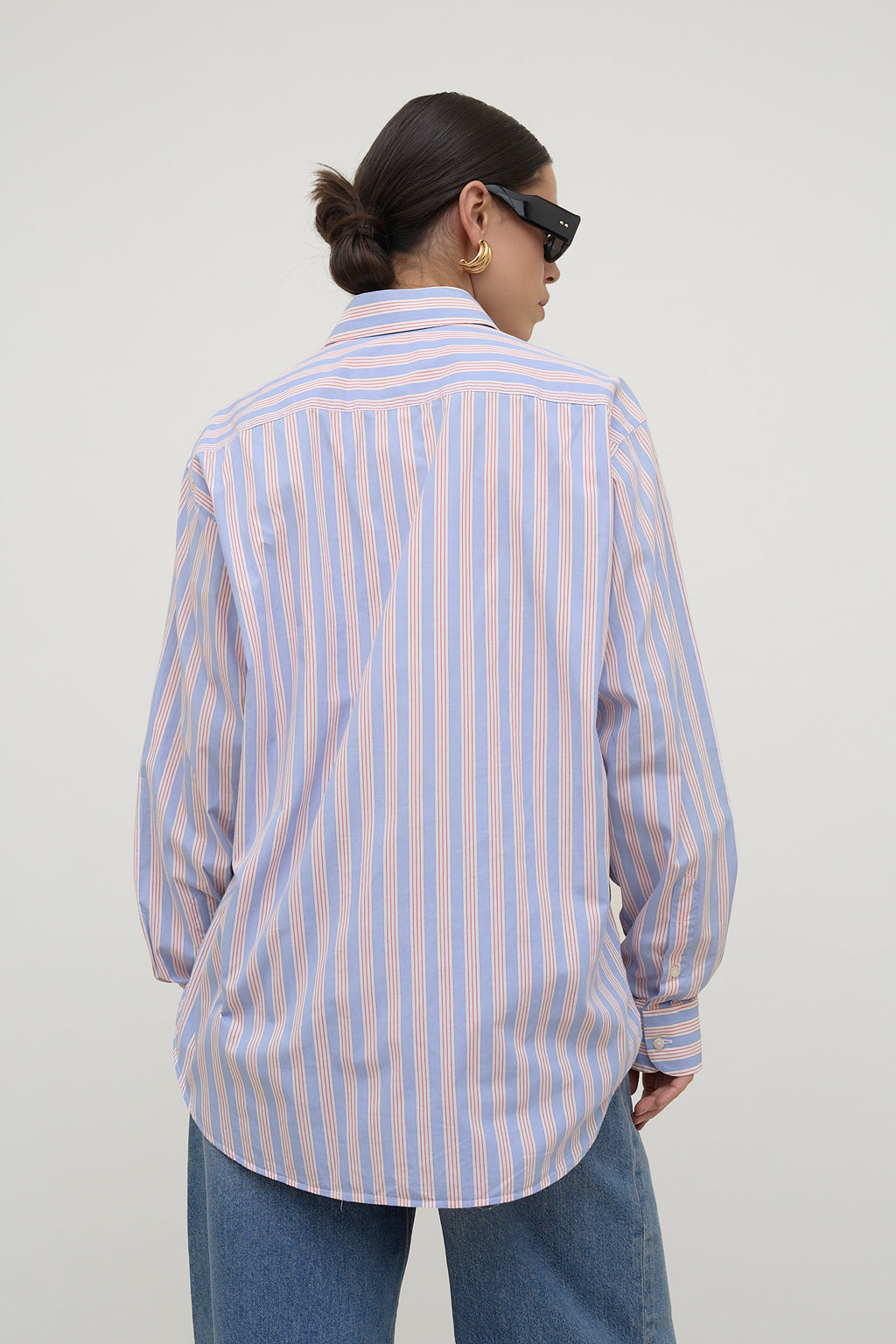 Striped Burberry cotton shirt