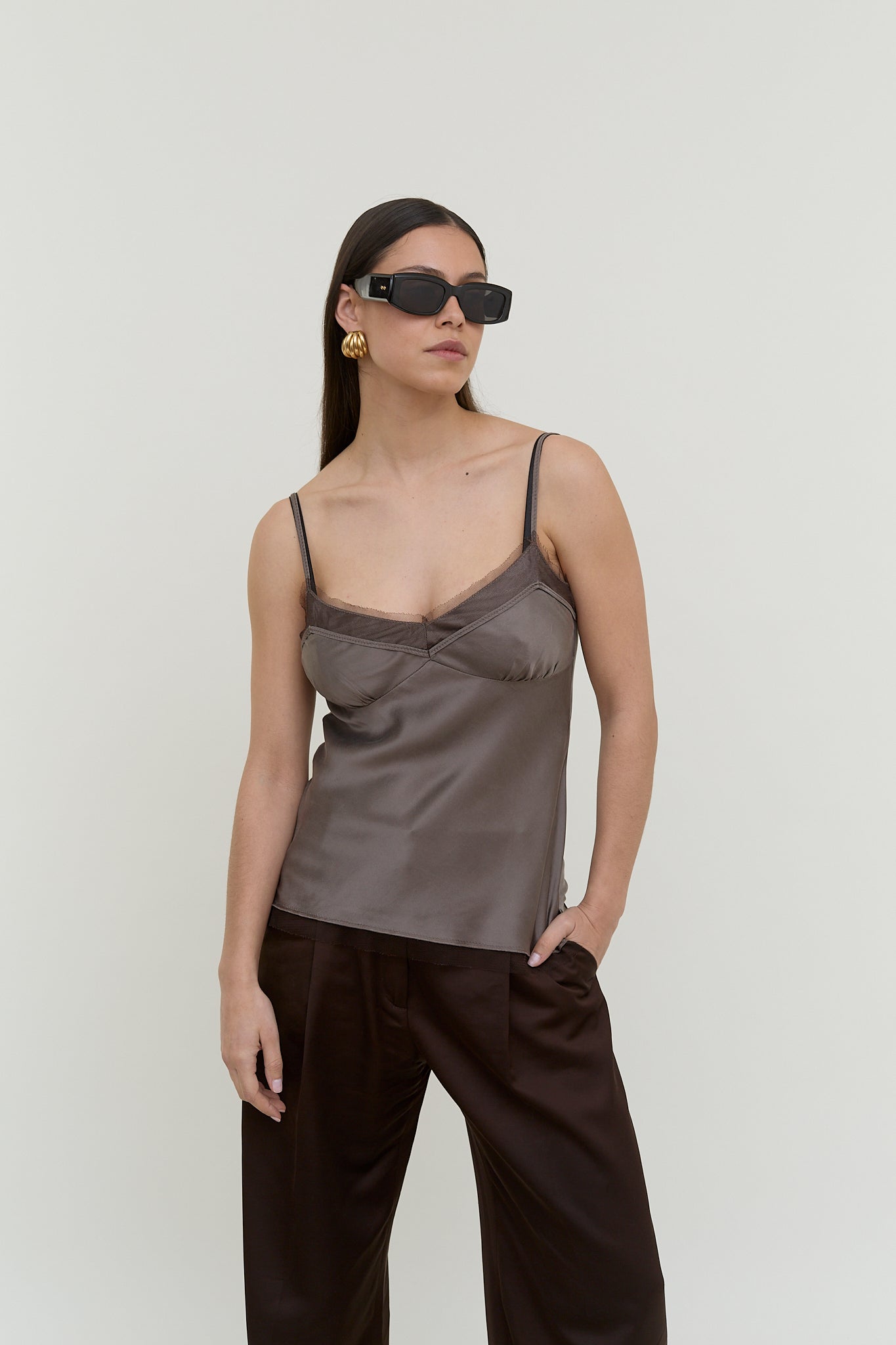 Vintage Laurèl silk top