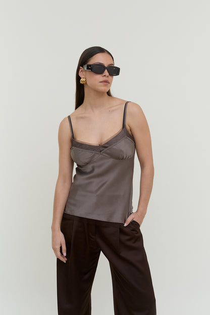 Vintage Laurèl silk top