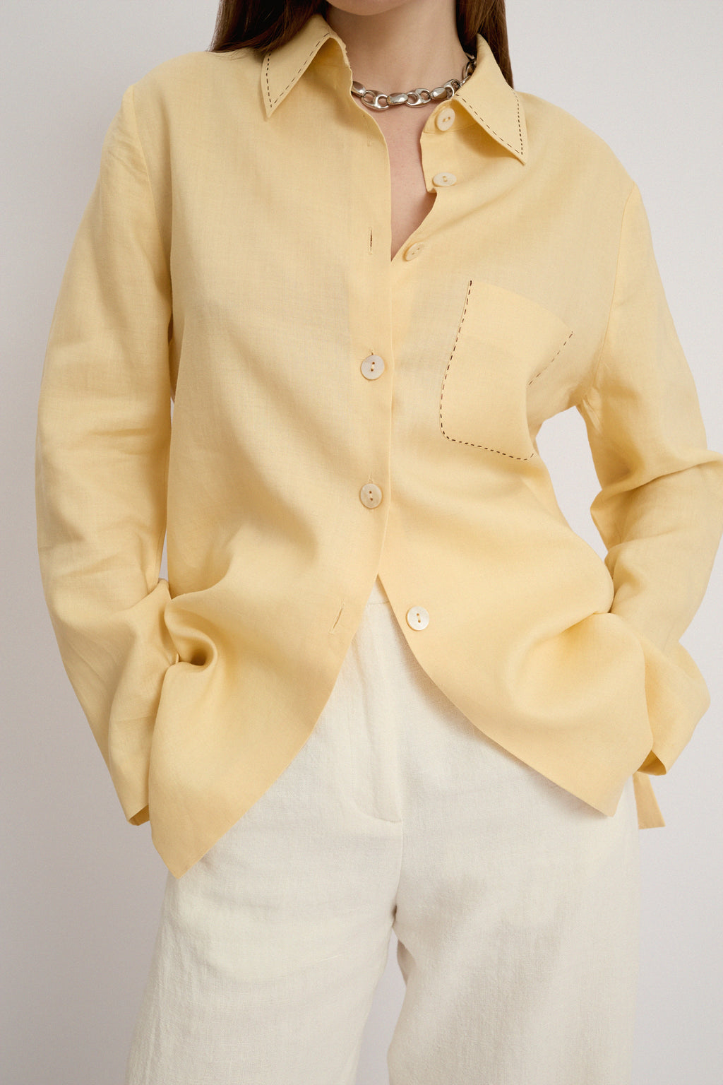 Ramie summer shirt
