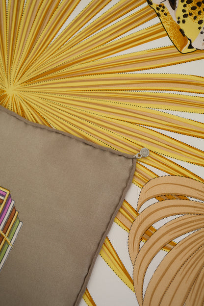 Jungle silk scarf