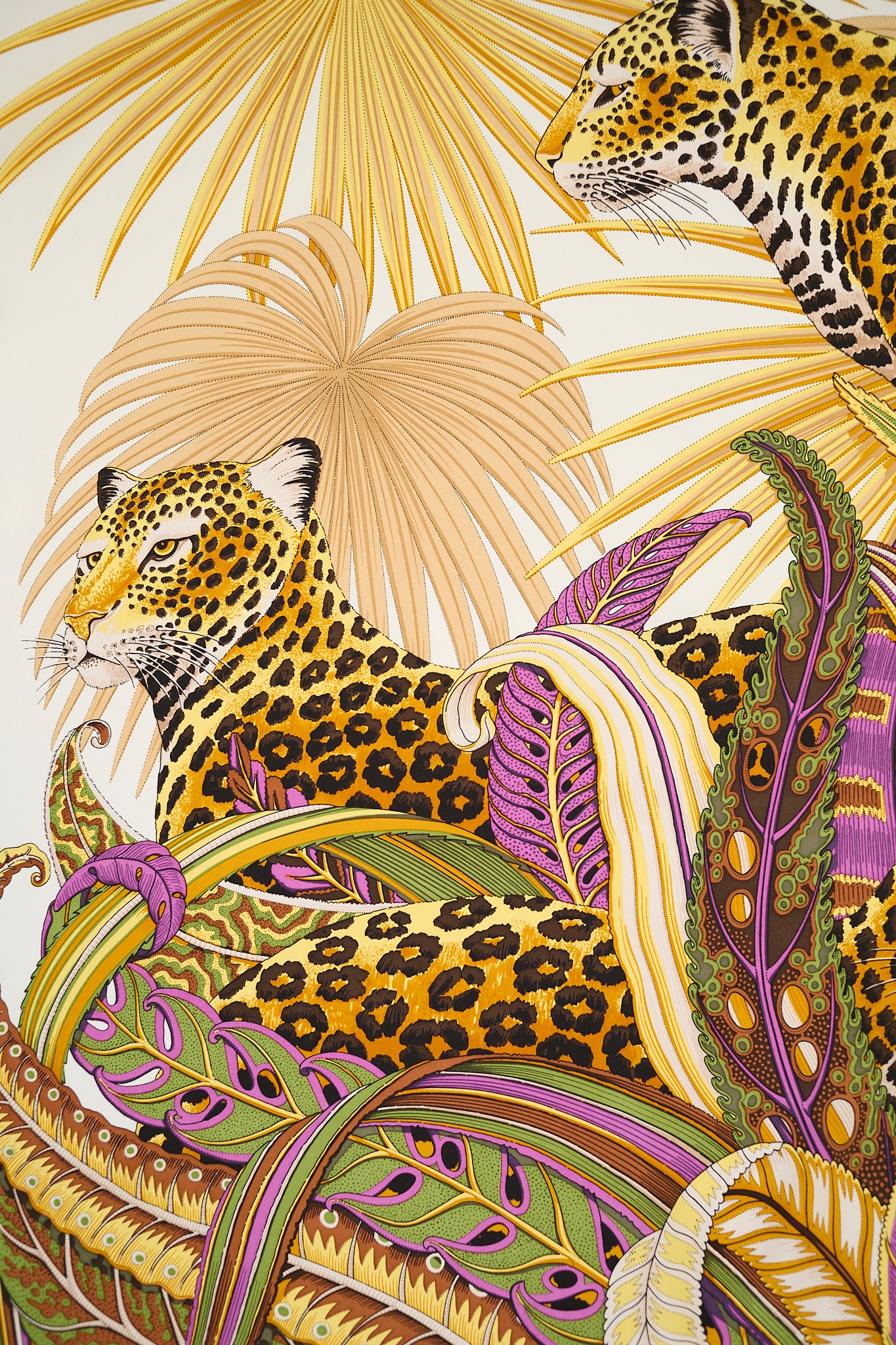 Jungle silk scarf