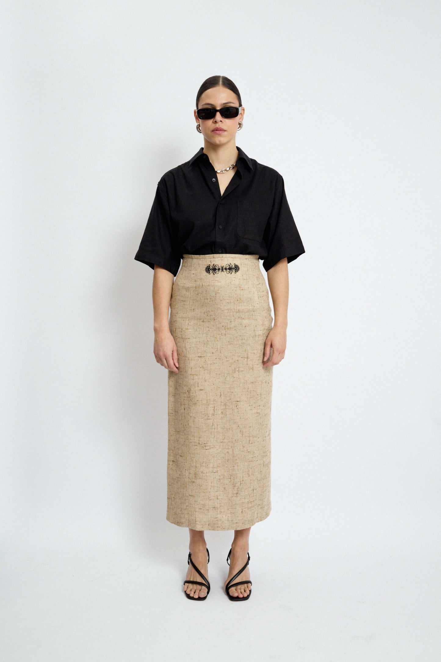 Maxi linen skirt by Sportalm