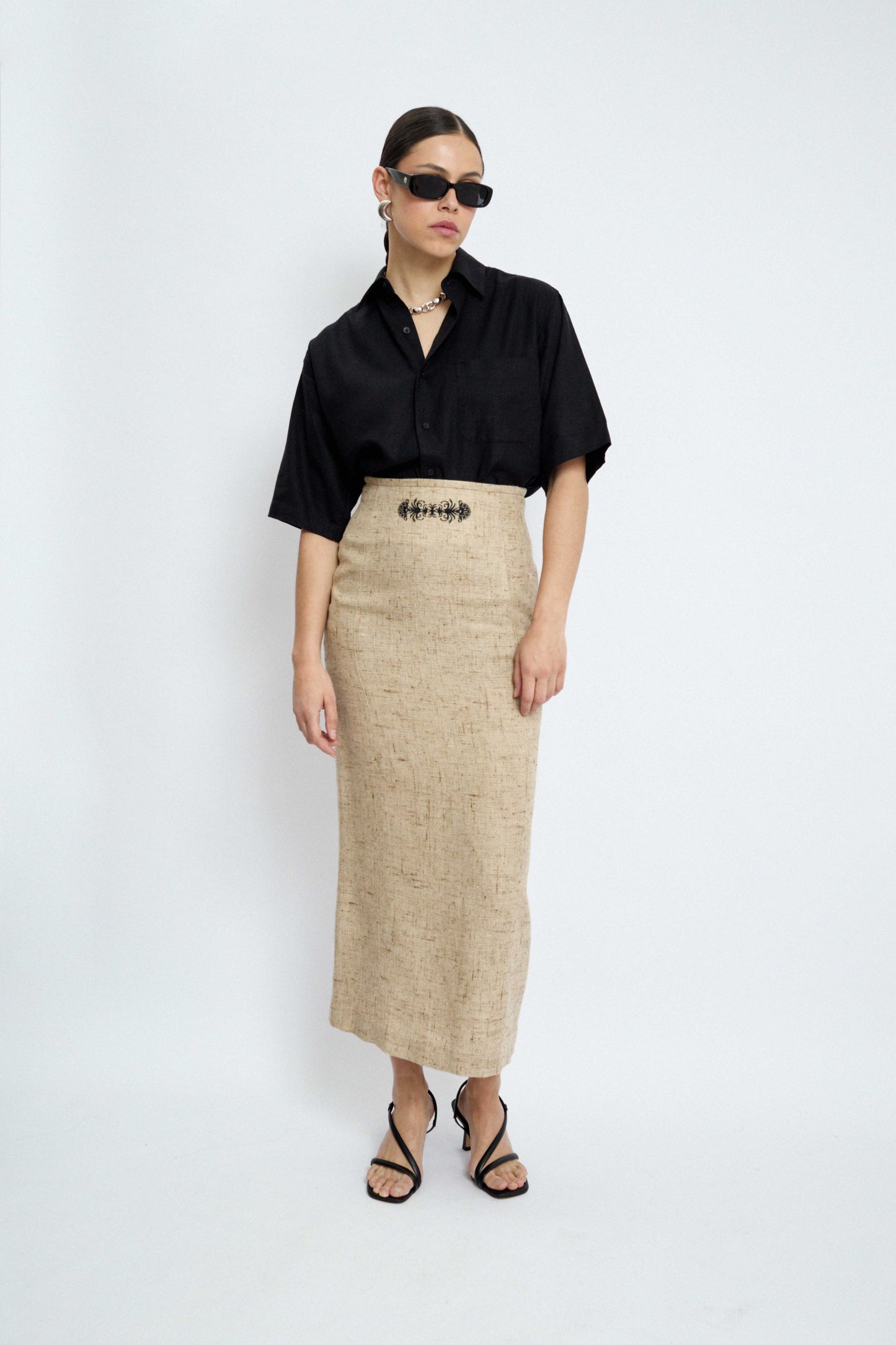 Maxi linen skirt by Sportalm