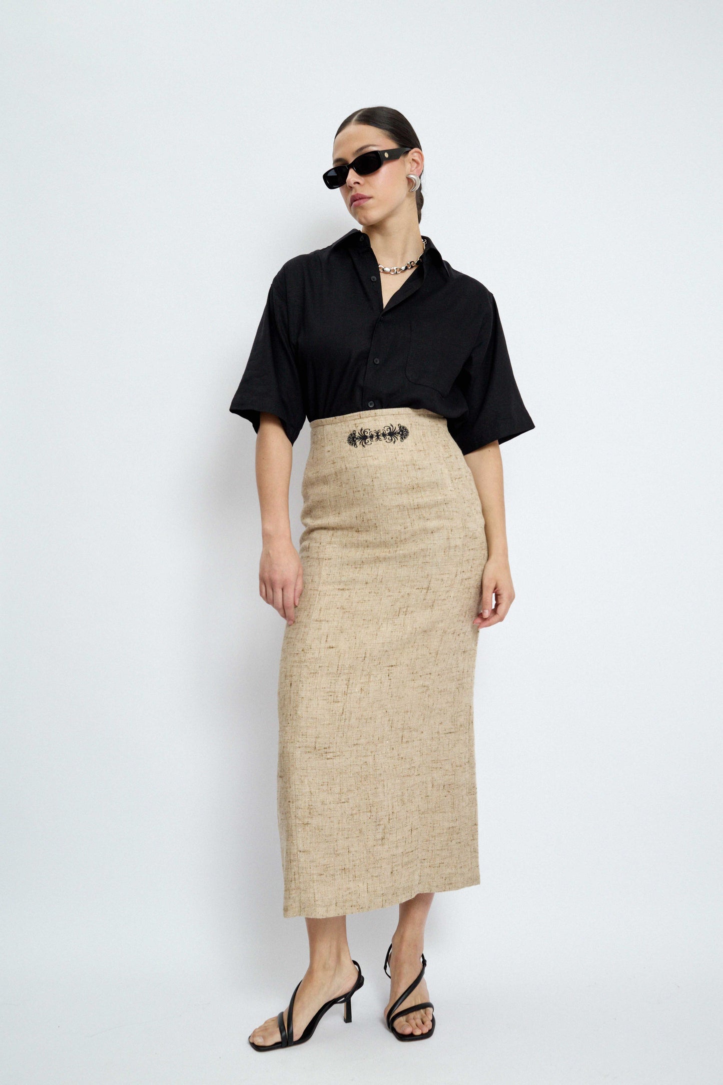 Maxi linen skirt by Sportalm