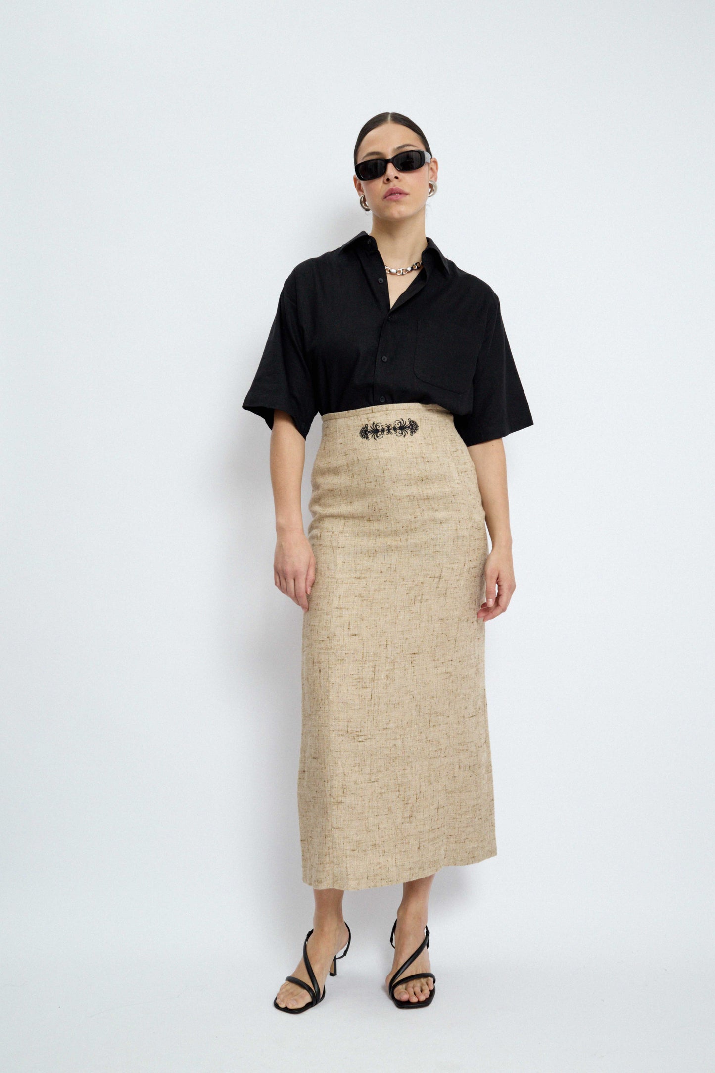 Maxi linen skirt by Sportalm