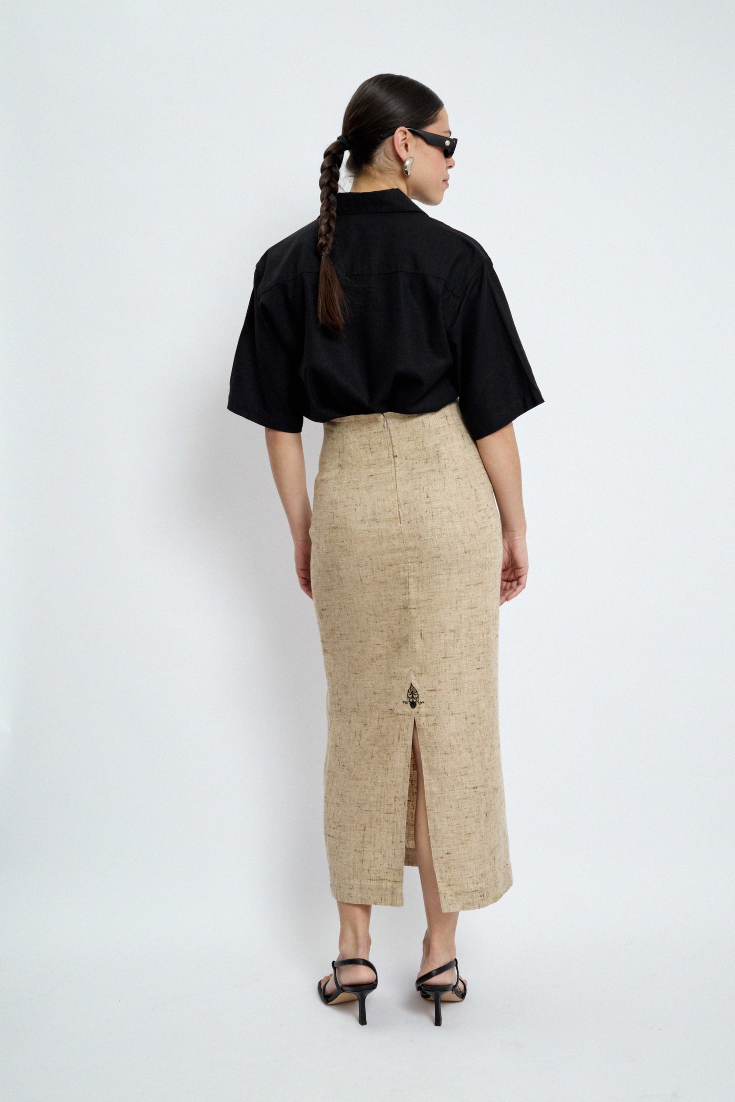 Maxi linen skirt by Sportalm