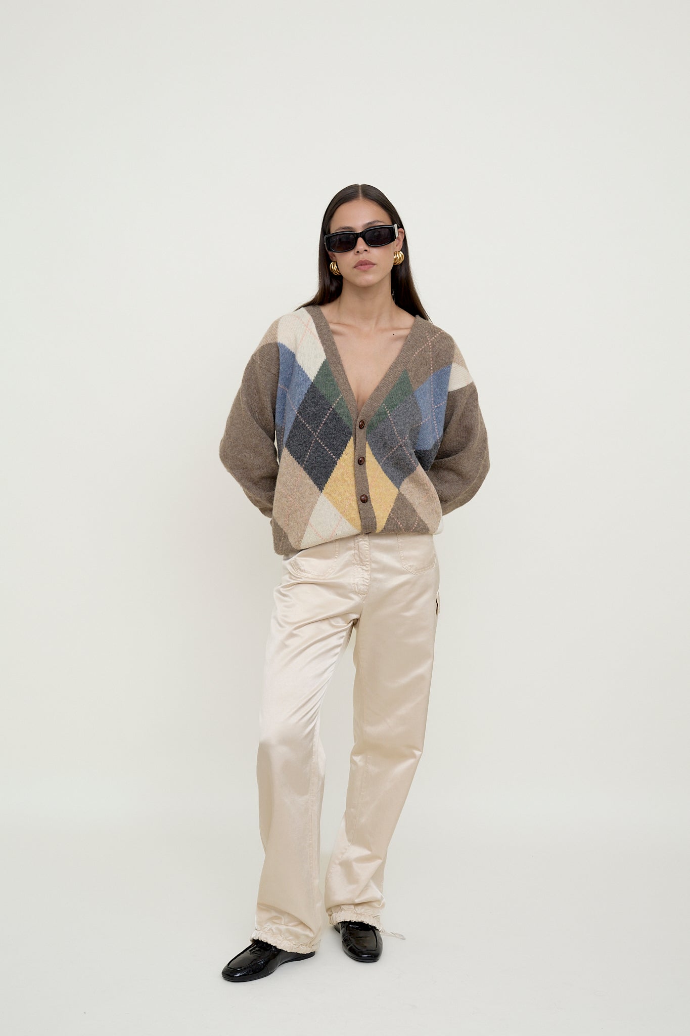 Vintage Argyle cardigan