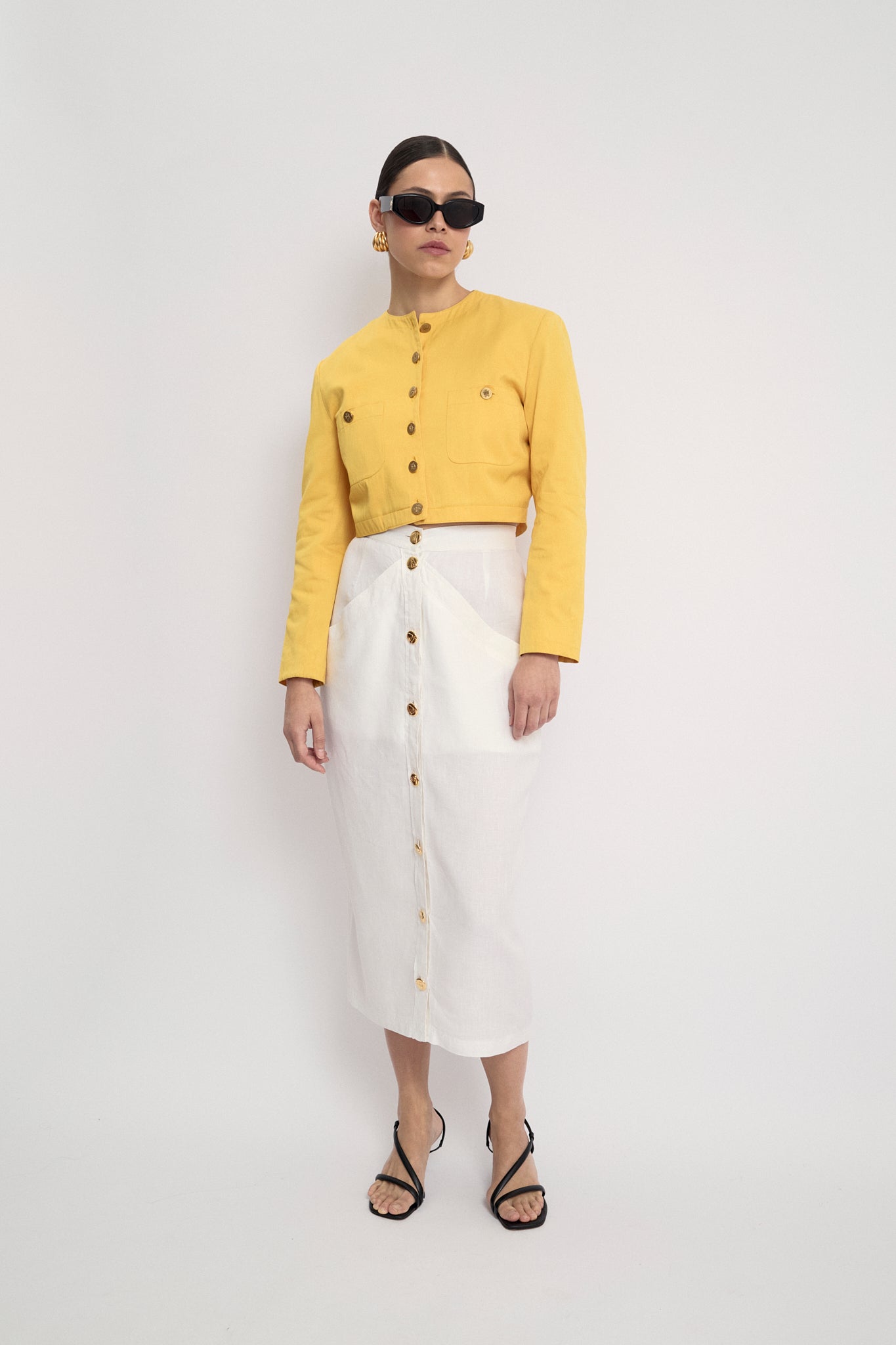 Cropped blazer