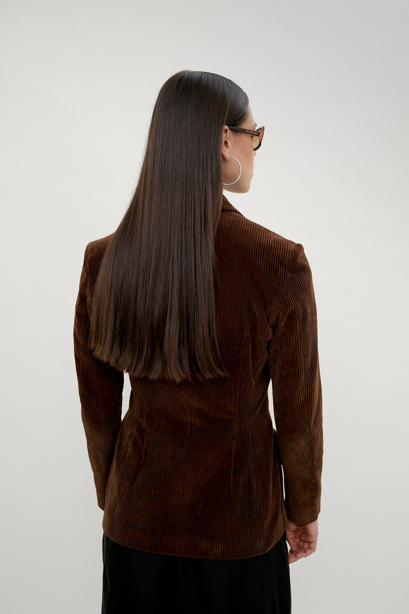 Vintage Moschino Cheap & Chic corduroy fitted blazer