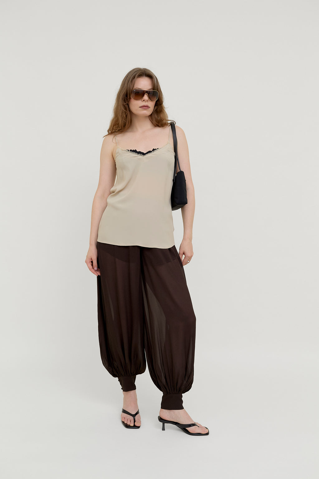 Luisa Cerano silk camisole top