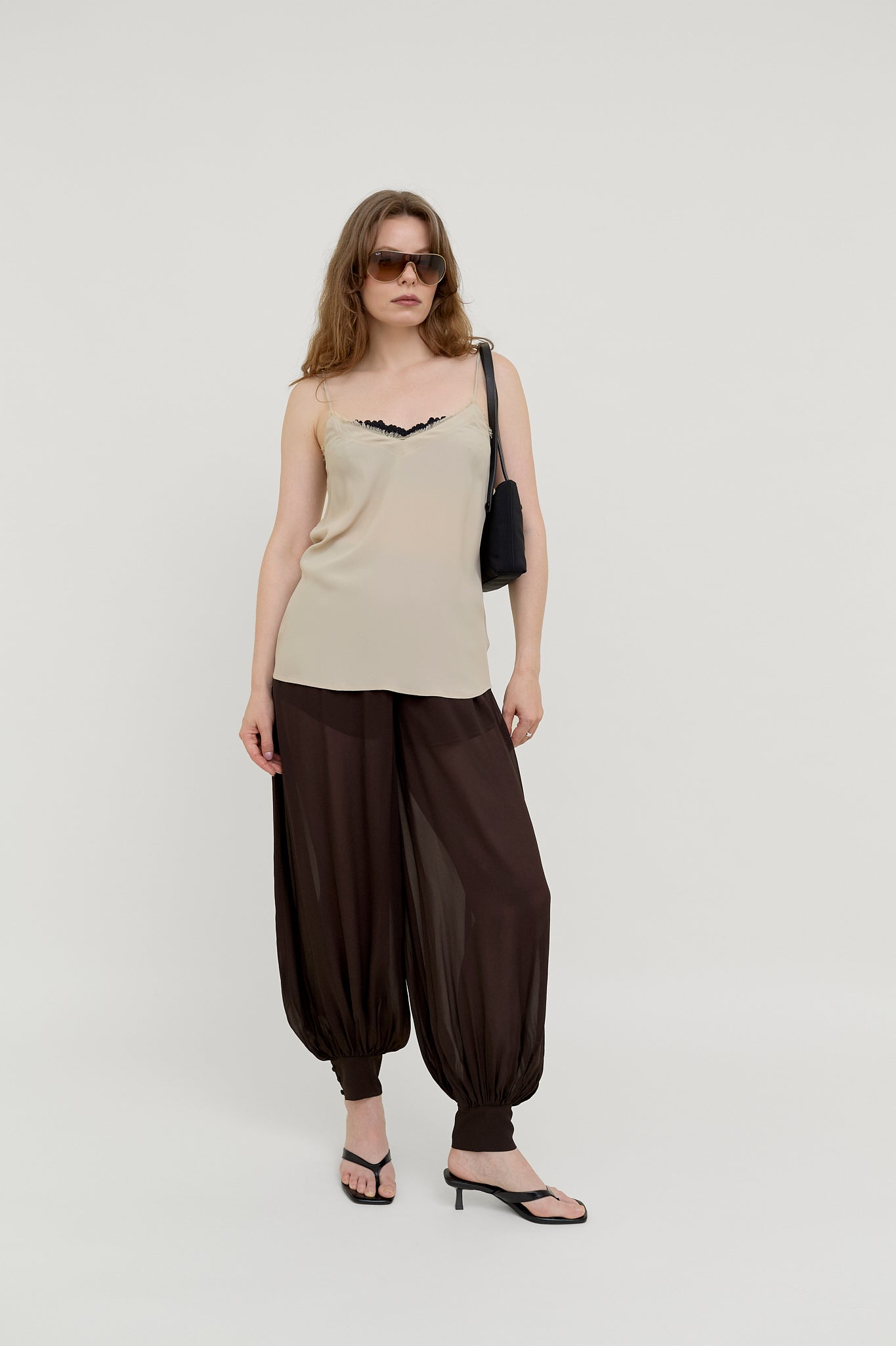 Luisa Cerano silk camisole top