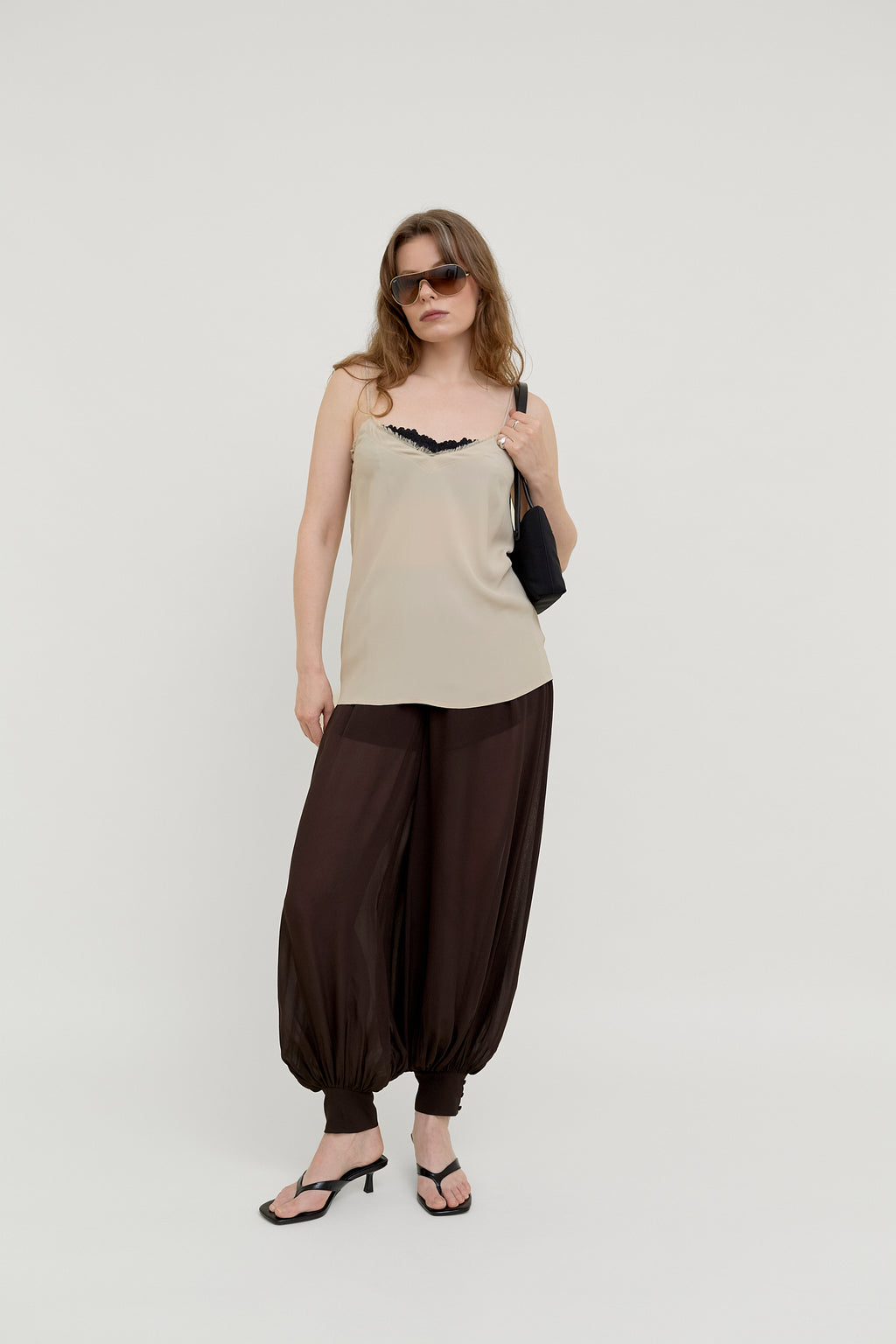Luisa Cerano silk camisole top