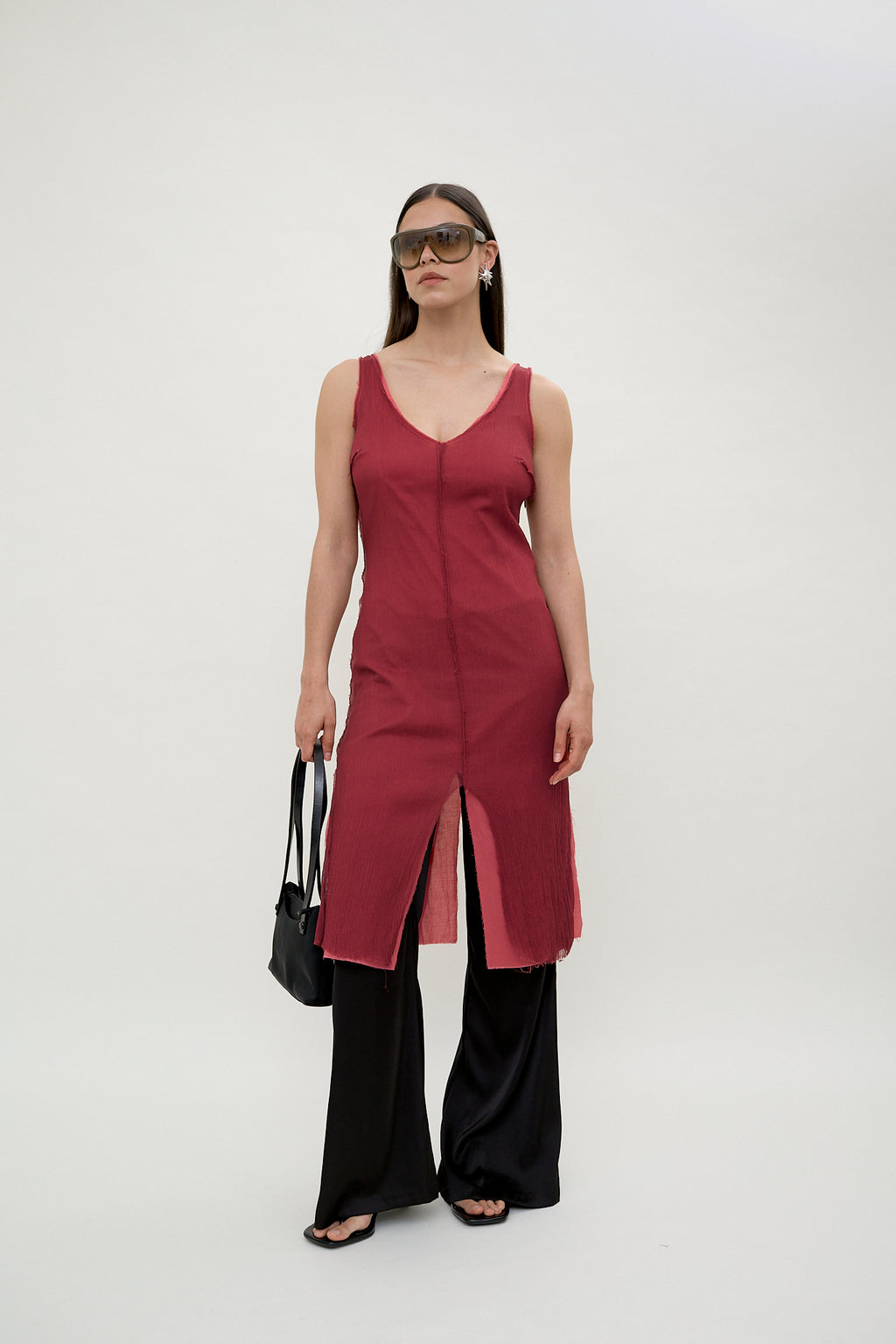 Aniye By silk layered slip dress
