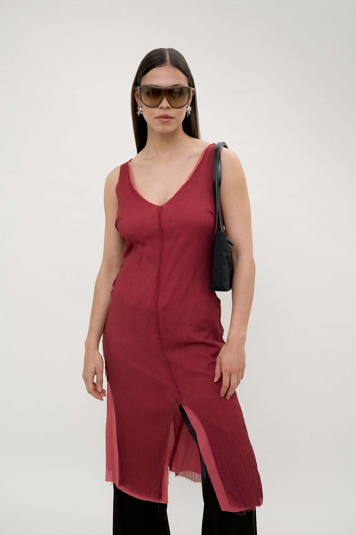 Aniye By silk layered slip dress