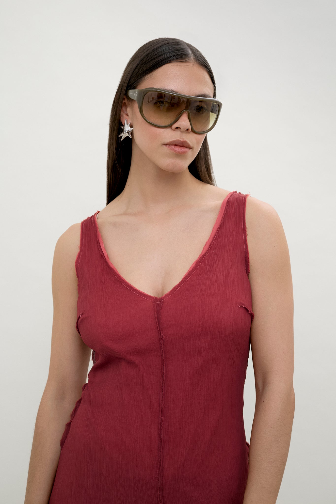 Aniye By silk layered slip dress