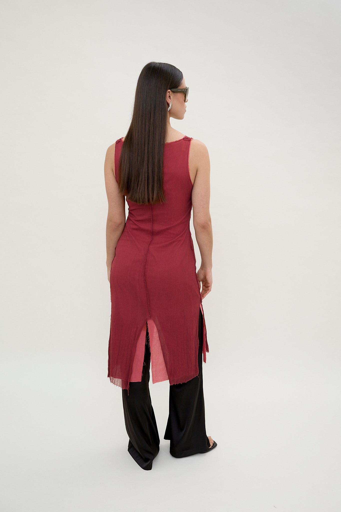 Aniye By silk layered slip dress