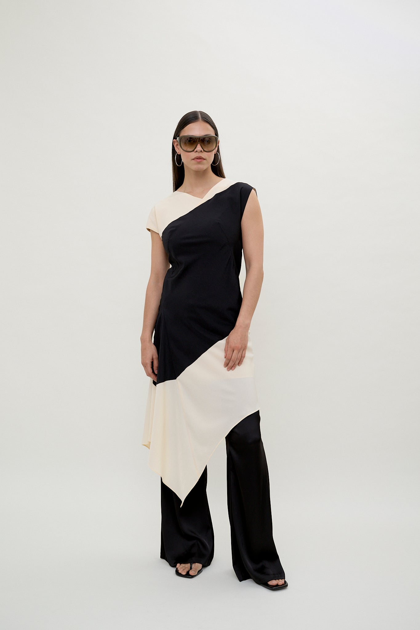 Vintage Escada Sport asymmetric dress