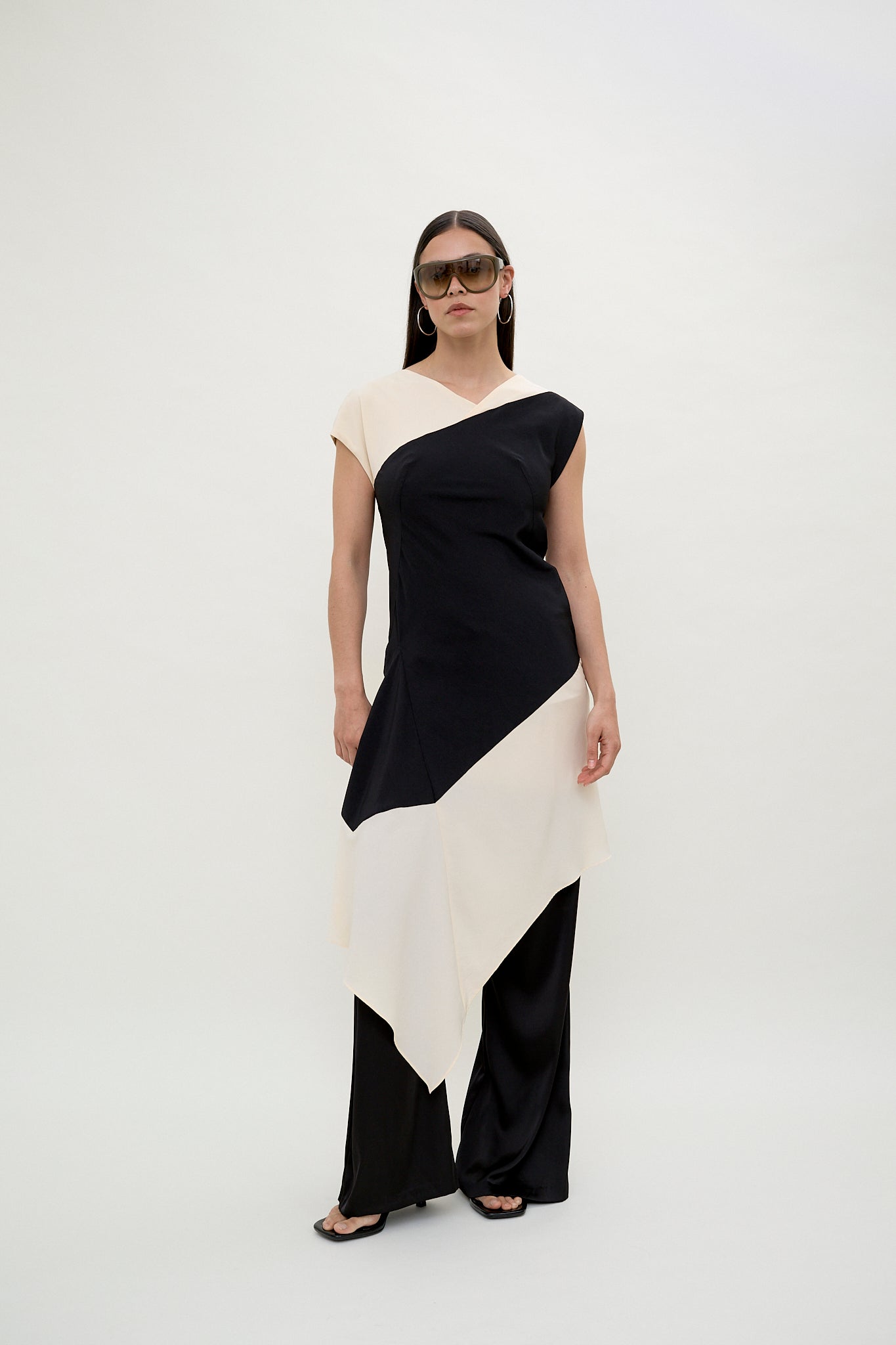 Vintage Escada Sport asymmetric dress