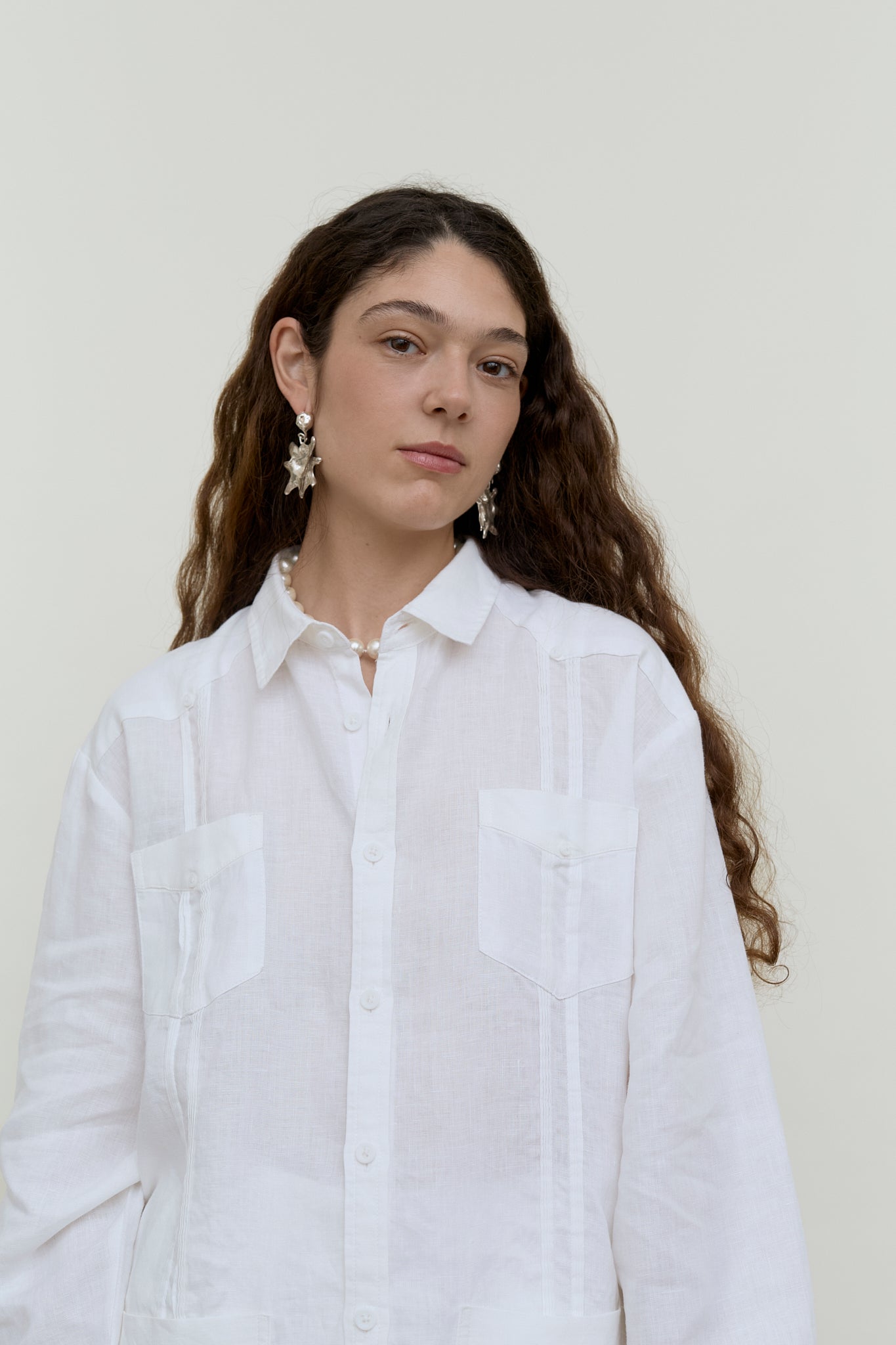 Linen oversized shirt