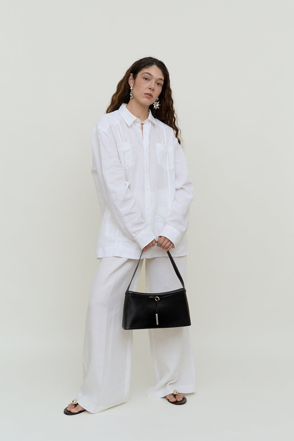 Linen oversized shirt