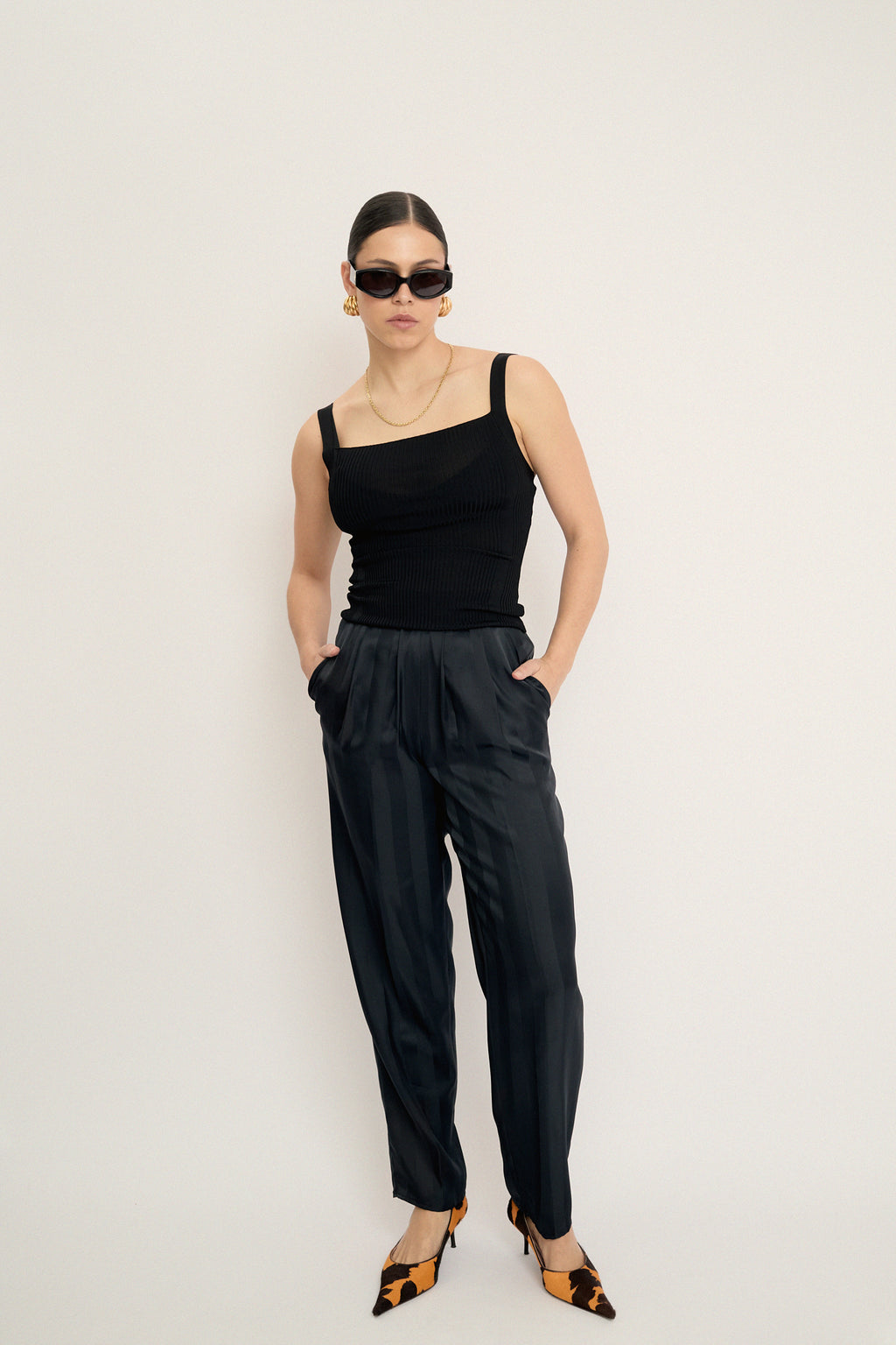 Silky trousers